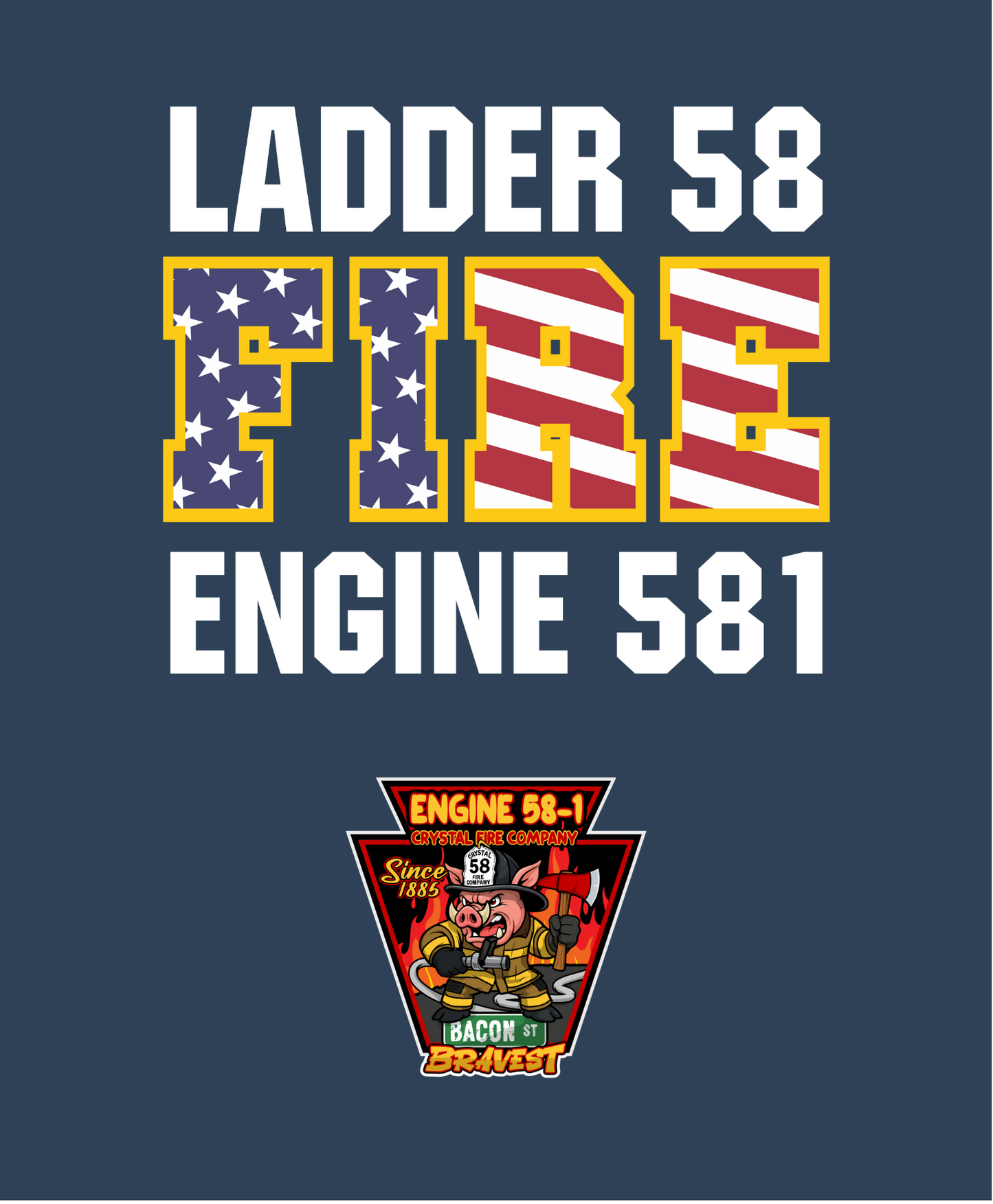 Crystal Fire Co. - Bacon St. Bravest