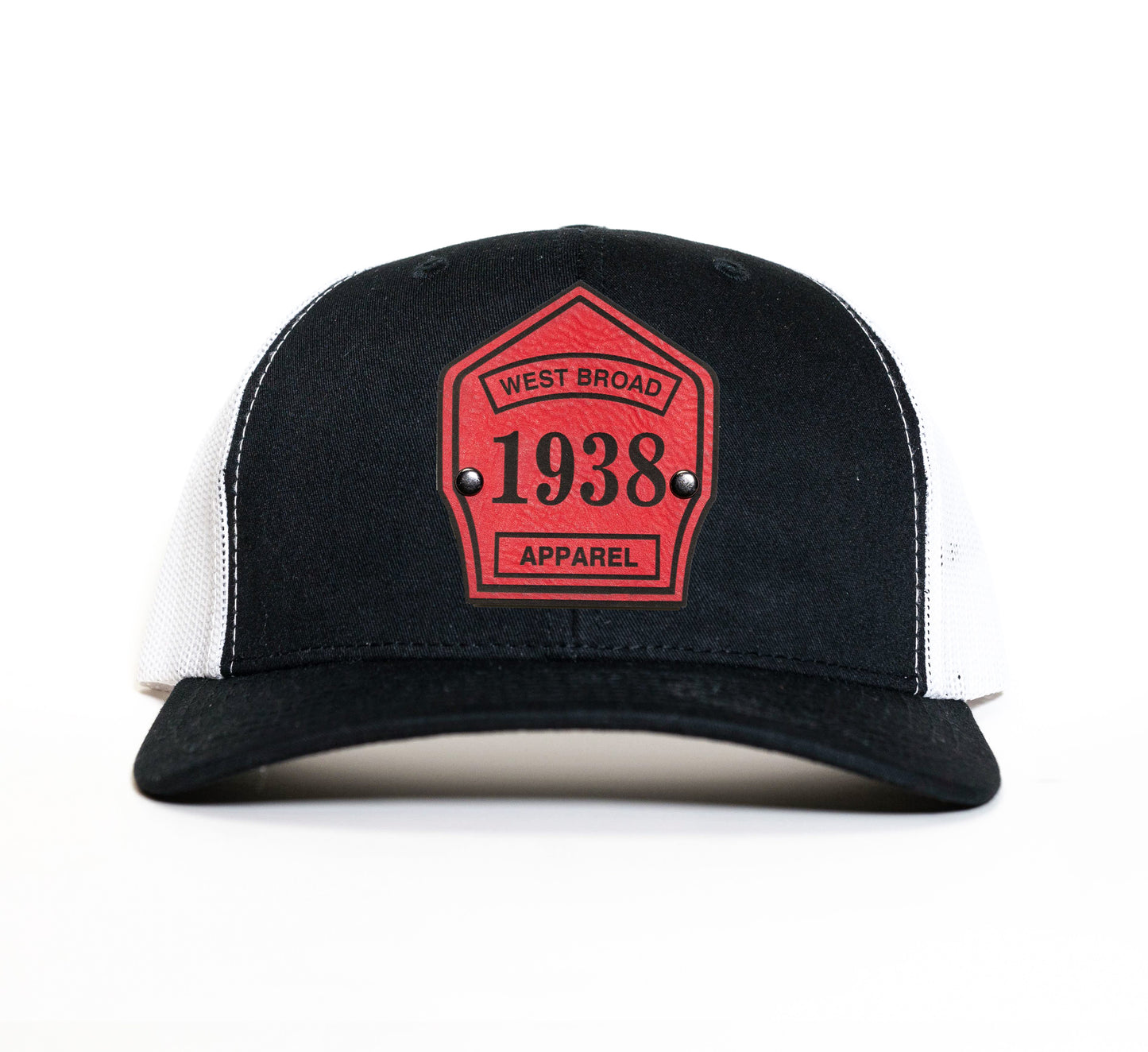 Shield Hat - Black/White