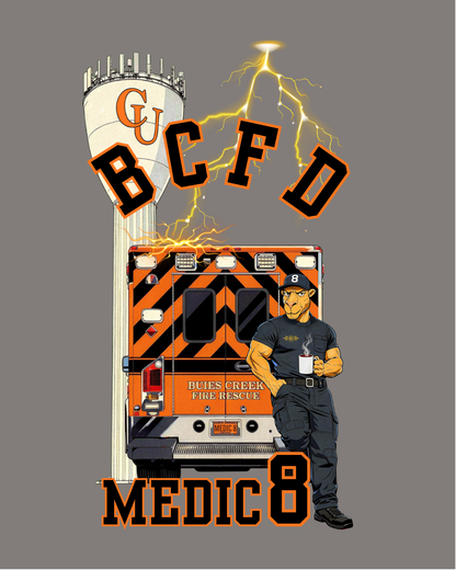 Buies Creek Fire - Medic 8