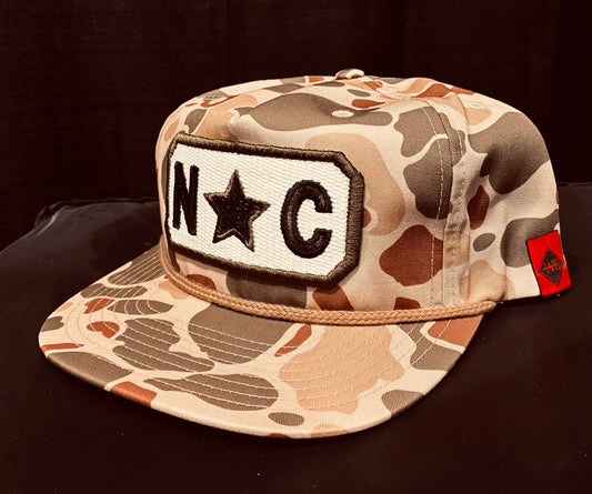 Limited Edition - Harvest Duck/Brown Camo 256P - NC State Hose Patch - Snaptite Logo Emb Right Side