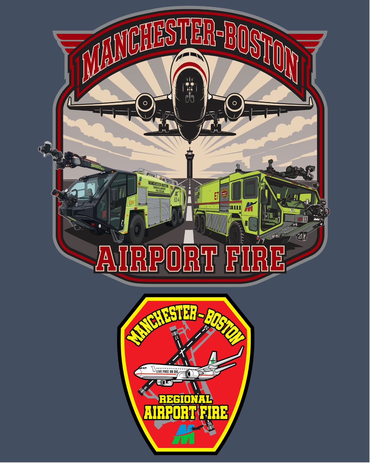 Manchester-Boston Airport Fire