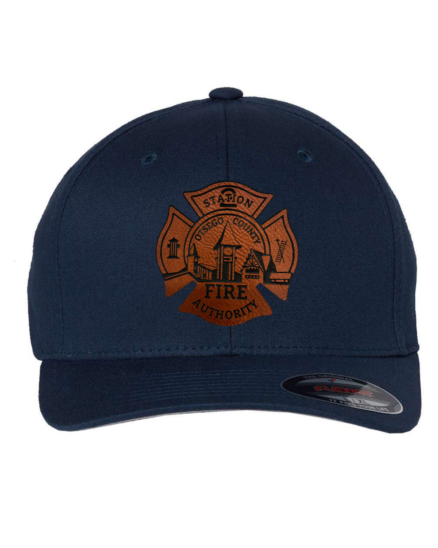 Otsego Fire - Leather Maltese Patch Hat