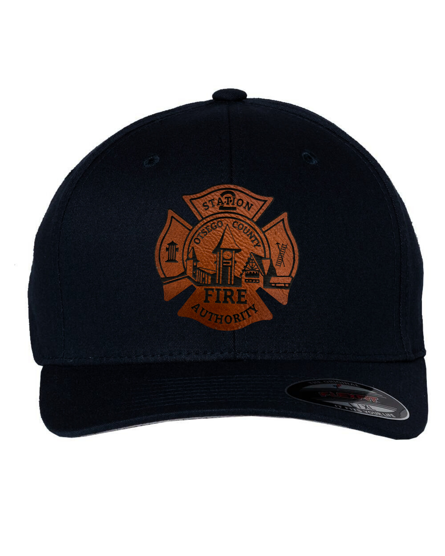 Otsego Fire - Leather Maltese Patch Hat
