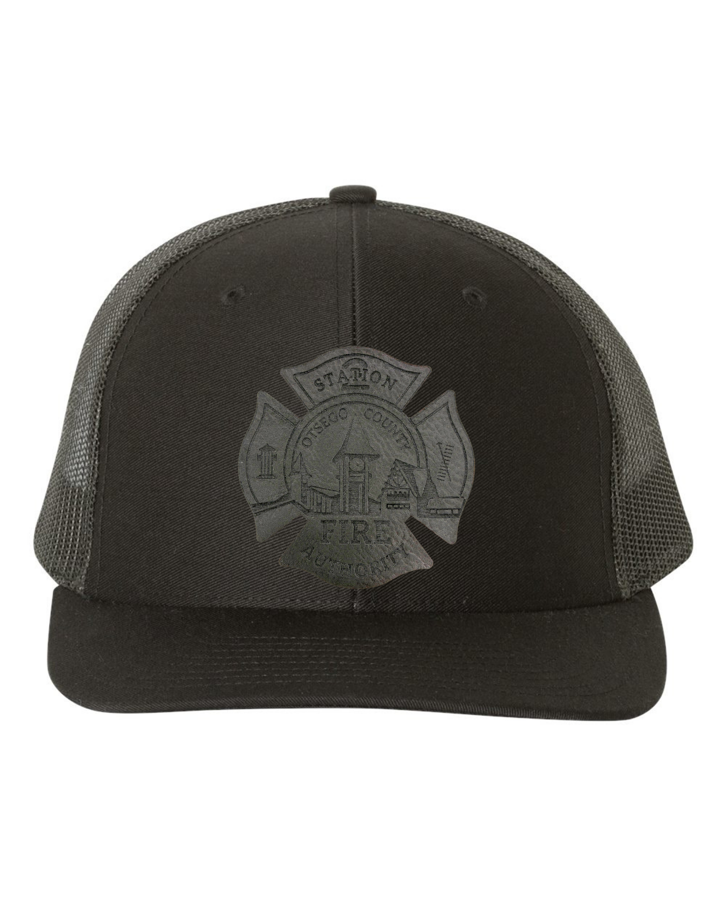 Otsego Fire - Leather Maltese Patch Hat