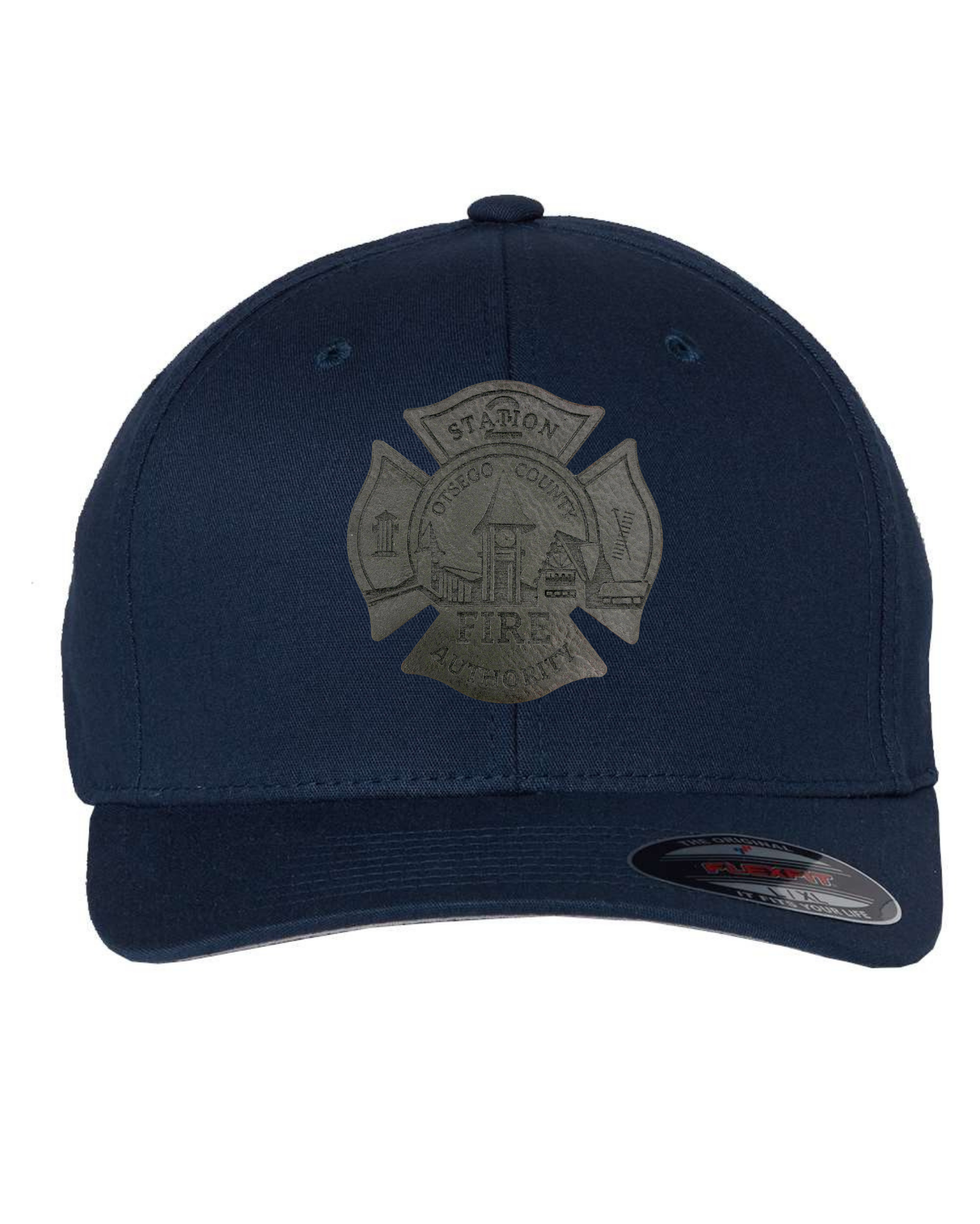 Otsego Fire - Leather Maltese Patch Hat