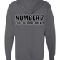 Number 7 Fire Department (Black Text)