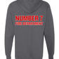 Number 7 Fire Department (Red Text)
