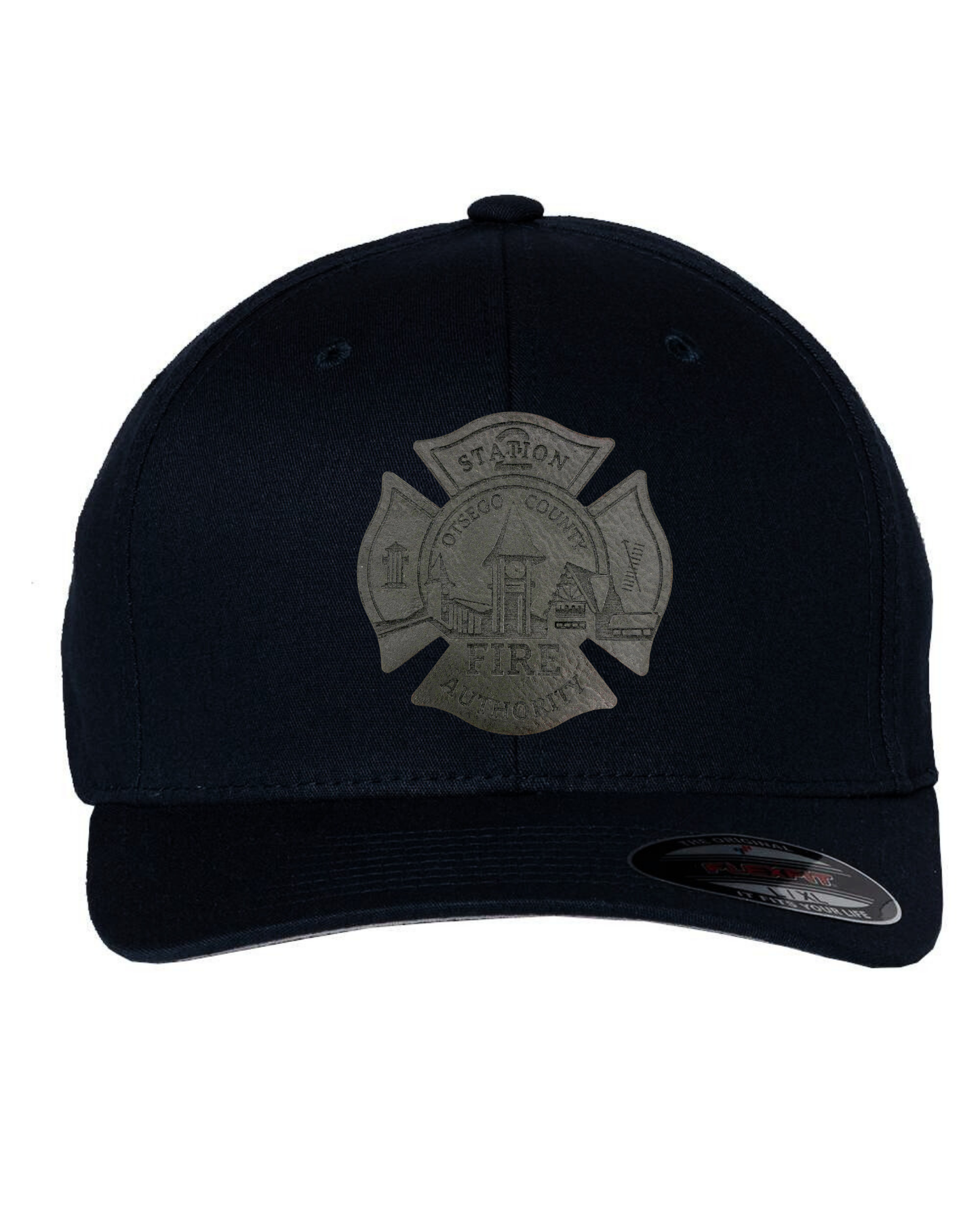 Otsego Fire - Leather Maltese Patch Hat