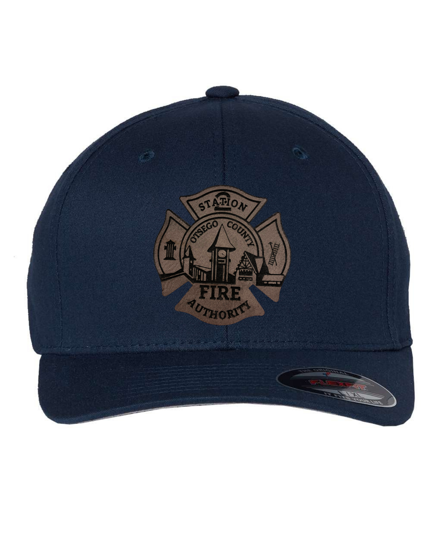 Otsego Fire - Leather Maltese Patch Hat