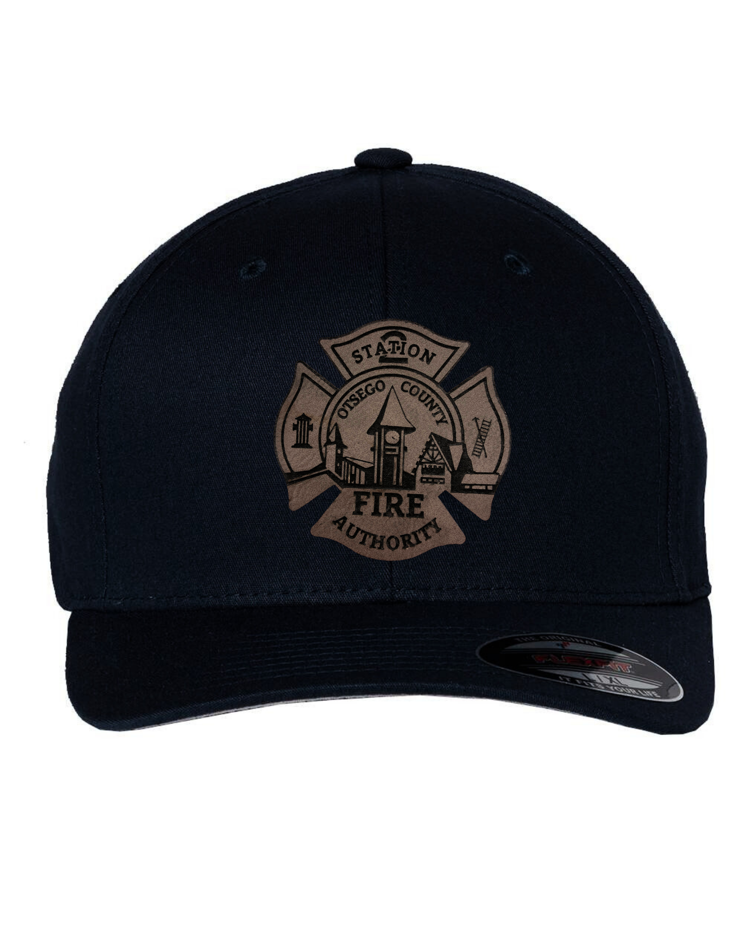 Otsego Fire - Leather Maltese Patch Hat