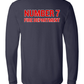 Number 7 Fire Department (Red Text)