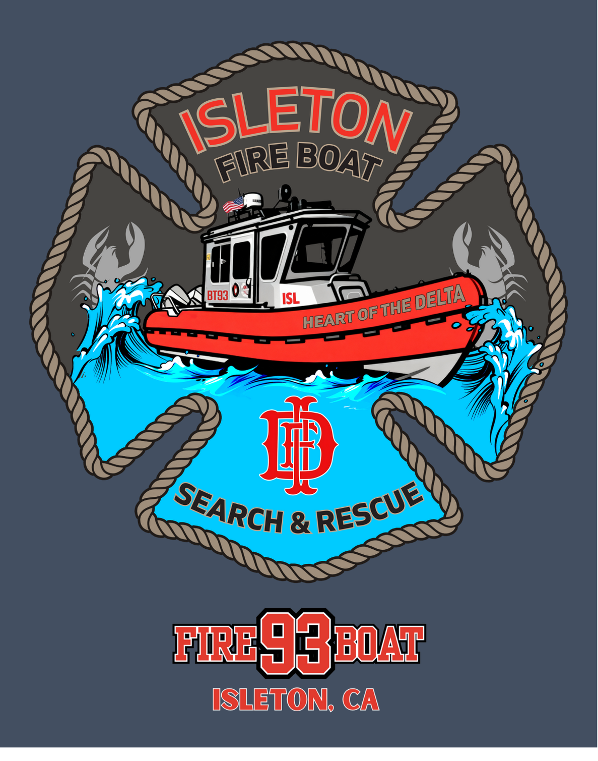 Isleton FD - Fire Boat 93