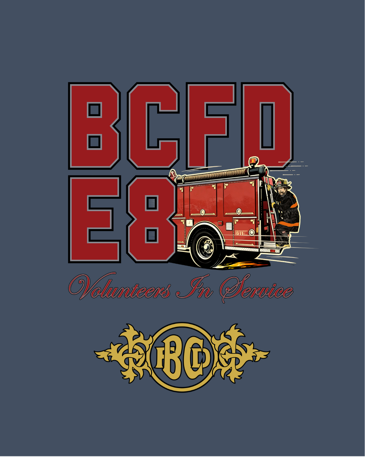 Buies Creek Fire - Engine 8