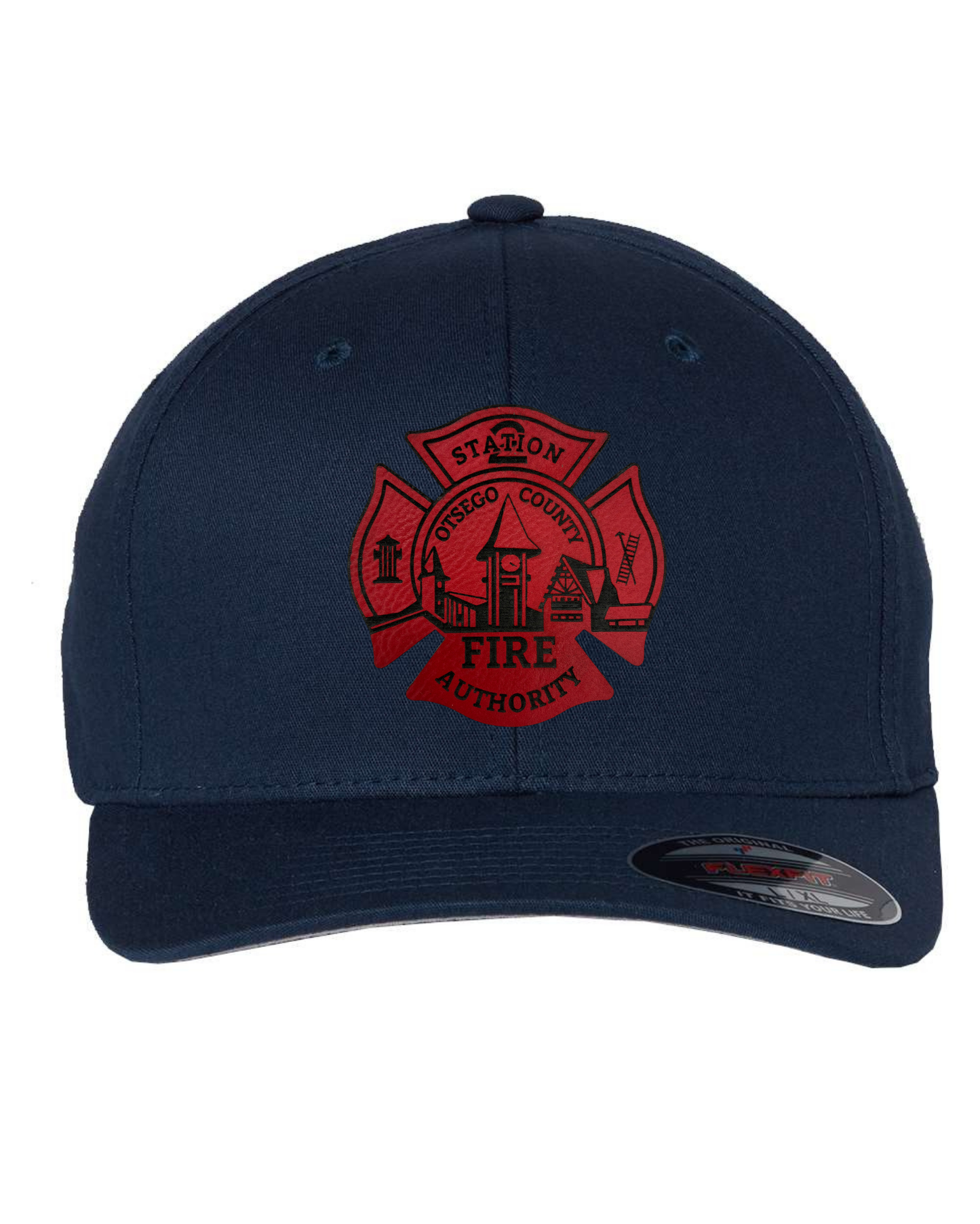 Otsego Fire - Leather Maltese Patch Hat