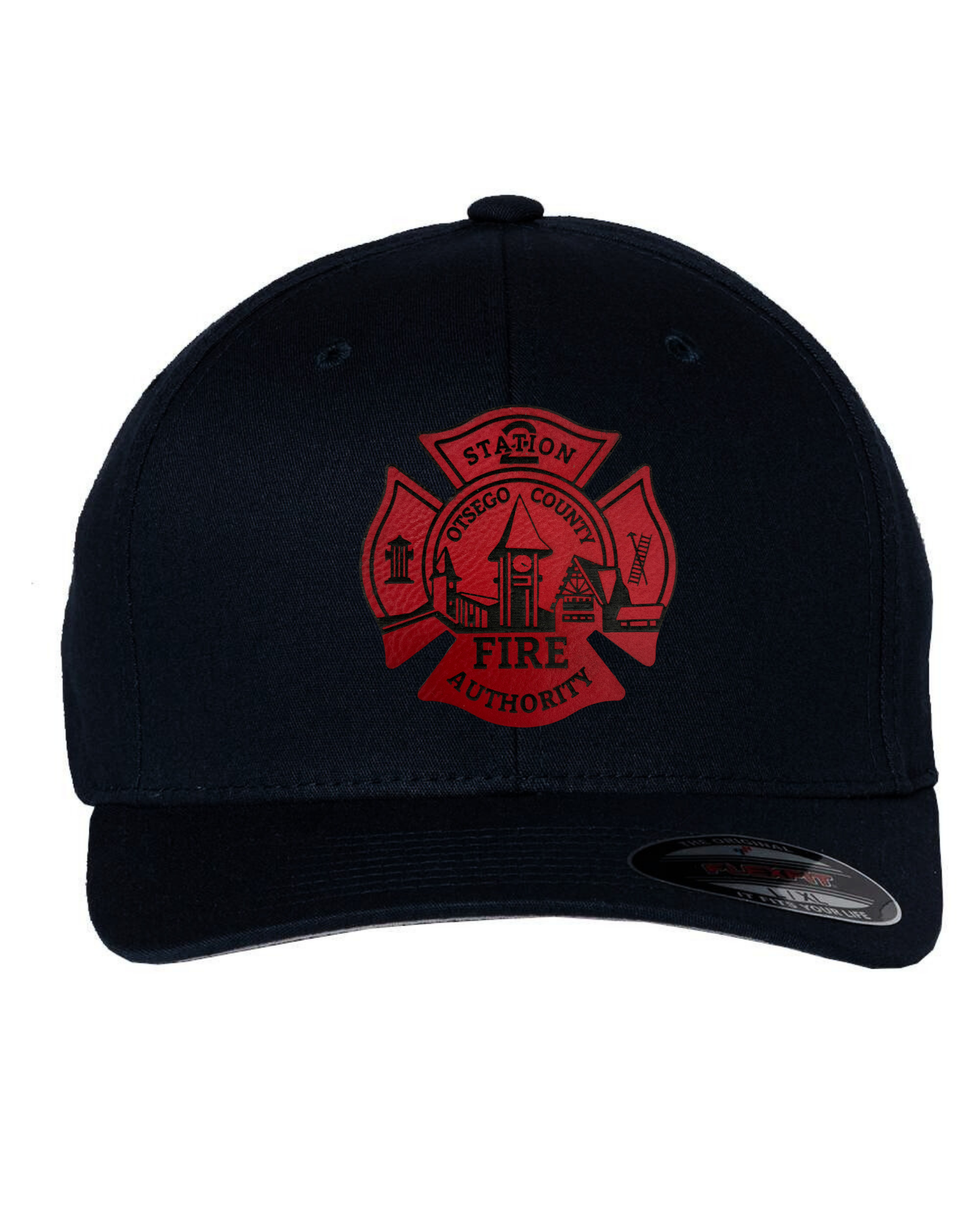 Otsego Fire - Leather Maltese Patch Hat