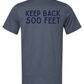 KEEP BACK 500 FEET