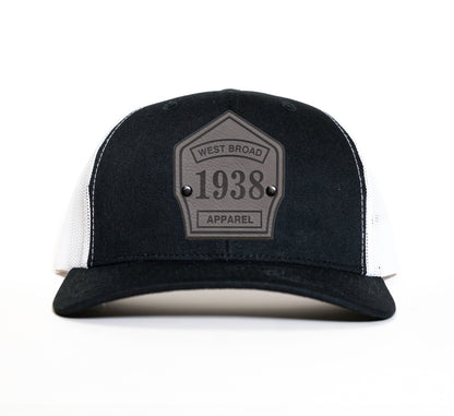 Shield Hat - Black/White