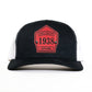 Shield Hat - Black/White