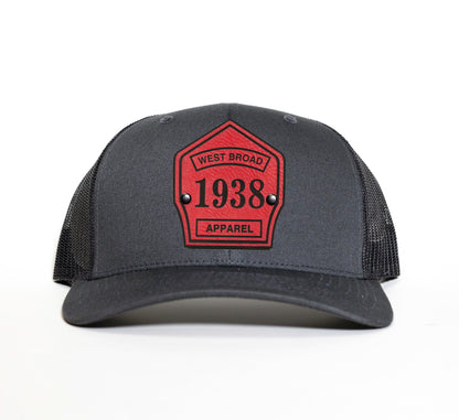Shield Hat - Charcoal/Black