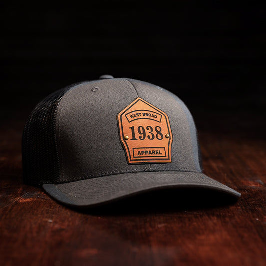 Shield Hat - Charcoal/Black