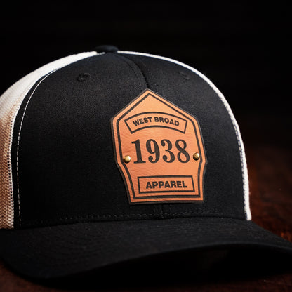 Shield Hat - Black/White